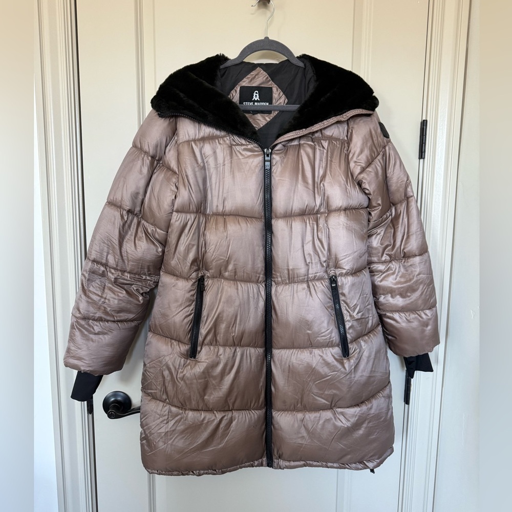 Steve Madden puffer jacket size L